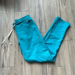 Figs Yola Skinny Scrub Pants- Teal